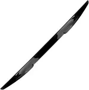 Acaigel 39'' Flexible PU Car Rear Roof Trunk Spoiler Lip Wing Glossy Black Self-adhesive
