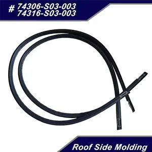 Yingshan Roof Side Molding Left & Right For 1996-2000 Honda Civic 3 Door EK2 EK3 EK4 EK9 Yingshan Roof Side Molding Left & Right For 1996-2000 Honda Civic 3 Door EK2 EK3 EK4 EK9