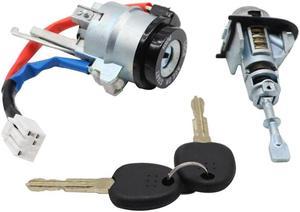 Car Ignition Lock Cylinder Car Full Door Lock Set W/key For Kia Forte 2009-2022