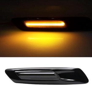 Paiying Side Marker Light Turn Signal Smoked 63137154167 For BMW550i 535i 528i Sedan