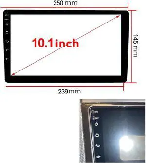 Furulu 250*145*239mm 10.1 Inch Radio Stereo DVD Touch Screen for TEYES CC2 CC3