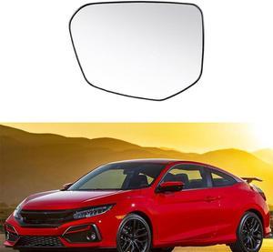 Paiying 1Pc Side Mirror Glass 76203TBAA01 HO1325127 For Honda Civic 2016-2021 Front Left