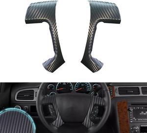 Paiying Carbon Fiber Look Steering Wheel Spoke Overlay Decal For Silverado Tahoe 2007-13