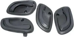 Paiying Interior Inner Inside Door Handle Kit Set Of 4 Gray For Chevy Tracker 99-04