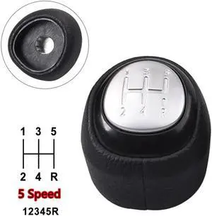 Yassdwbn 1 X Replace 55566207 55353898 5 Speed Gear Shift Knob For 2003-12 Saab 93 9-3 Ss