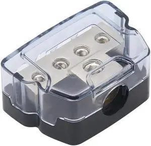 Yingshan Power Ground Amp Distribution Block One 0 Gauge Input Four 4 Gauge Outputs