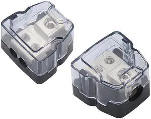 Yingshan 2 Sets Car Audio Splitter Amp Power 4 Gauge In 8 Gauge Out Distribution Block Yingshan 2 Sets Car Audio Splitter Amp Power 4 Gauge In 8 Gauge Out Distribution Block