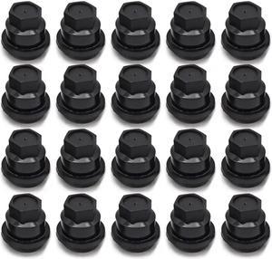 Paiying 20Pcs Black Lug Nut Cover 15661036 For Chevrolet Blazer S10 Pickup Jimmy Sonoma