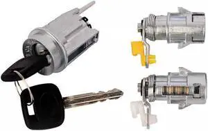 Yingshan Front Left Right Door Lock Cylinder Ignition Switch with Keys 69052-35150 For Toyota 4Runner 1998-2002