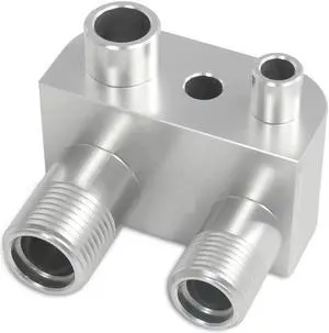 Paiying Conversion A/C Line Compressor Adapter With Screw For GM Gen V L86 L83 Engines