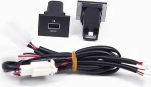 Yassdwbn Usb-A Qc3.0 & Usb-C Pd Fast Charger Socket Panel Mount For Ford Focus Mk2 05-09