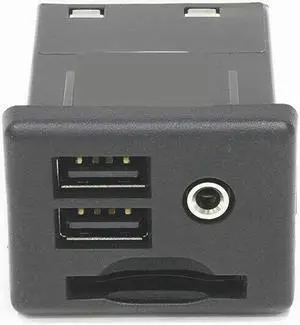 Yassdwbn Center Console Auxiliary Jack USB SD Card Input For Chevy GMC Cadillac 13581213