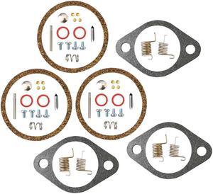 Paiying 3 x Carburetor Rebuild Kit 809735A1 FK10357 For  Mercury Force 90 95 HP Outboard