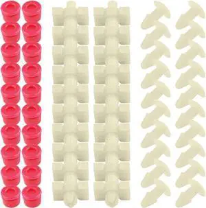 Paiying 60Pcs Clamp Plugs Grommets Door Gasket Strip Trim Clips For Mercedes-Benz W123 Paiying 60Pcs Clamp Plugs Grommets Door Gasket Strip Trim Clips For Mercedes-Benz W123