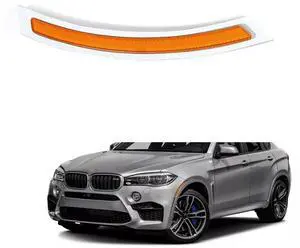 Yassdwbn Left Marker Light Reflector Panel 63147317255 For BMW X6 F16 F86 X6 M 2015-2018 Yassdwbn Left Marker Light Reflector Panel 63147317255 For BMW X6 F16 F86 X6 M 2015-2018