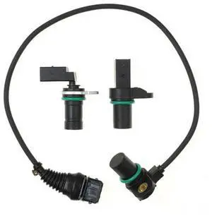 Paiying 3Pcs Crankshaft & Camshaft Sensor For BMW 12147539165, 12147518628, 12141709616
