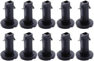 Yassdwbn 10× Bumper Tow Hook Cover Towing Eye Clip LR012844 For Range Rover Sport 2010-21