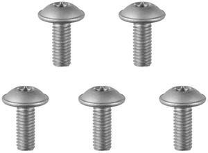 FYUU 5PCS Torx Screws Metal Bolt M6 X 16Mm Silver N000000001476 For Mercedes Benz