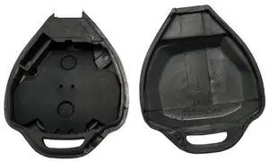 Yassdwbn 2 Button Key Fob Case Shell Cover for Toyota Avensis Yaris Auris RAV4 Hilux IQ