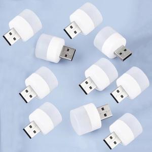 10PCS 5V 1W NEW USB Night Light LED Eye Protection Table Lamp