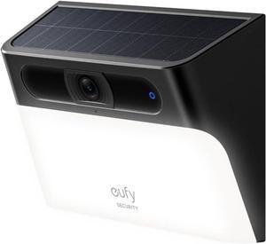 eufy Security Solar Wall Light Cam S120,Solar Security Camera,Wireless Outdoor Camera,2K Camera, Forever Power,Motion Activated Light,AI Detection,IP65 Waterproof,Spotlight,No Monthly Fee (Renewed)