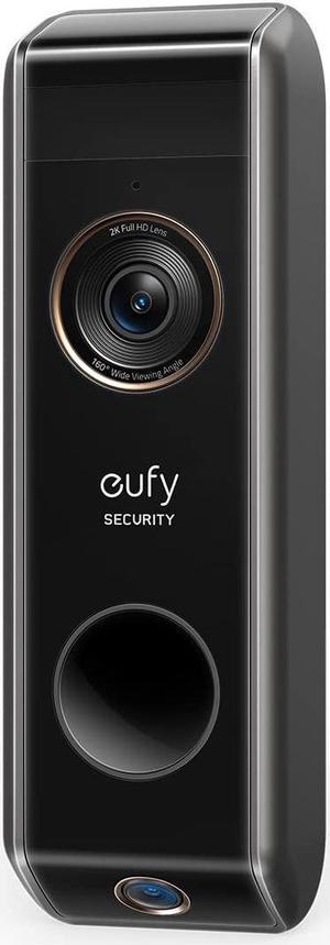 eufy Security Video Doorbell Dual Camera (Battery-Powered) Add-on, Dual Motion Detection, Package Detection, 2K HD, Family Recognition, No Monthly Fee (Renewed)