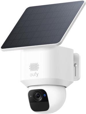 eufy Security SoloCam E30, Security Cameras Wireless Outdoor, Solar Camera Outdoor Wireless, 360° Pan, AI Tracking, 2K Clarity, HomeBase S380 Compatible, No Monthly Fee