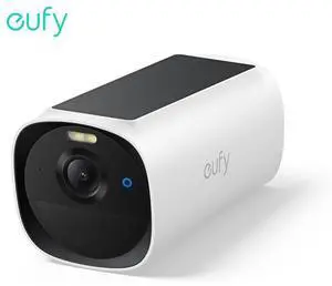 eufy Security eufyCam E40 Add-On Camera, Outdoor Wireless Solar Security Camera, 2K with Integrated Solar Panel, MaxColor Night Vision, Face Recognition AI, Expandable Local Storage, No Monthly Fee