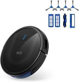 eufy - Robot Vacuum 11S MAX, Super Thin, Quiet, Self-Charging Robotic Vacuum Cleaner and Replacement Accessories Kit - Black eufy - Robot Vacuum 11S MAX, Super Thin, Quiet, Self-Charging Robotic Vacuum Cleaner and Replacement Accessories Kit - Black
