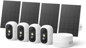 eufy Security eufyCam C35 4-Cam Kit, Wireless Indoor/Outdoor Camera
Magnetic Mount, Color Night Vision, Local Storage, No Monthly Fee, IP67, Facial Recognition, Solar Panel Compatible, White eufy Security eufyCam C35 4-Cam Kit, Wireless Indoor/Outdoor Camera
Magnetic Mount, Color Night Vision, Local Storage, No Monthly Fee, IP67, Facial Recognition, Solar Panel Compatible, White