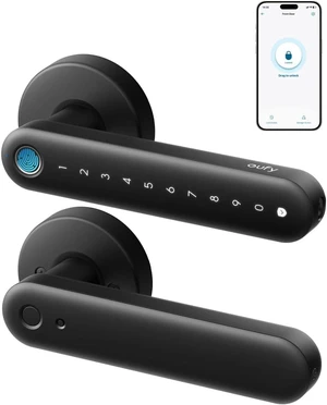 eufy Security Smart Lock FamiLock C32, Fingerprint Keyless Lock with Handle
Interior Doors, Built-in Wi-Fi, App Control, Auto Lock, 4 AA Batteries, Alexa/Google, Rekey Not Supported, Keyless Door Lock eufy Security Smart Lock FamiLock C32, Fingerprint Keyless Lock with Handle
Interior Doors, Built-in Wi-Fi, App Control, Auto Lock, 4 AA Batteries, Alexa/Google, Rekey Not Supported, Keyless Door Lock