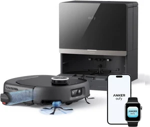 eufy Robot Vacuum and Mop Combo, Omni E35, Baby-Grade Clean, 35,000 Pa, Extendable Side Brush, Zero-Tangle Design, All-in-One Station, AI Obstacle Avoidance, Edge-to-Corner Cleaning eufy Robot Vacuum and Mop Combo, Omni E35, Baby-Grade Clean, 35,000 Pa, Extendable Side Brush, Zero-Tangle Design, All-in-One Station, AI Obstacle Avoidance, Edge-to-Corner Cleaning