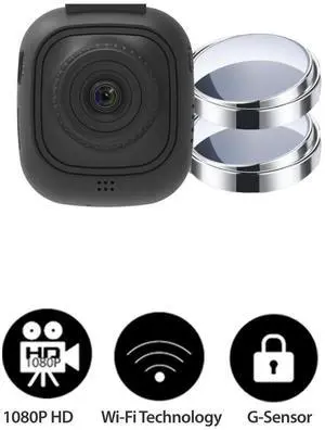 myGEKOgear Orbit 132 1080p Wi-Fi Dash Cam with Blind Spot Mirrors and 8GB MicroSD Card myGEKOgear Orbit 132 1080p Wi-Fi Dash Cam with Blind Spot Mirrors and 8GB MicroSD Card