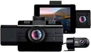 GekoGear Scout Pro 3-Channel Wi-Fi Dash Cam | 2K Camera