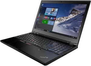 Lenovo ThinkPad P50 Touchscreen Workstation Laptop - Intel Quad Core i7-6820HQ, 2.7GHz, 32GB, 512GB SSD, Dedicated NVIDIA Quadro M1000M 2GB Video Card, 15.6" TFT, Windows 10 PRO - 1 Year Warranty