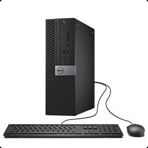 Dell OptiPlex 5050 SFF Desktop - Intel Core i7-6700, 3.4GHz, 16GB, 256GB SSD, DVD, 2X Display Port, HDMI, 4X USB 3.1, Windows 10 PRO - With Keyboard/Mouse - 1 Year Warranty