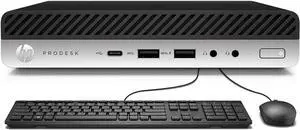 HP ProDesk 600 G3 Micro Desktop - Intel Core i5-6500T, 3.2GHz, 8GB DDR4, 256GB SSD, Windows 10 PRO. Includes Keyboard and Mouse.