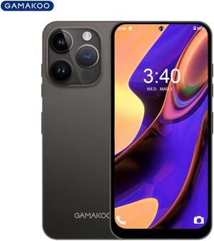 GAMAKOO G14 Pro Android Smartphone Dual SIM 128GB+4GB 6.7 inch | 4G Unlocked Cell Phone | 5000mAh Long Battery Life | Octa-Core | Android 10.0 | 16MP+8MP Camera Mobile Phone Expandable to 256GB| Black