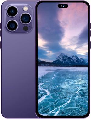 GAMAKOO G15 Pro Max 5G 6.8" 4GB+128GB Unlocked Smartphone Android Cell Phone 5000mAh Purple