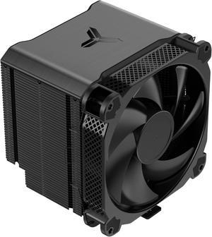 JONSBO HX6250  Performance CPU Cooler, H162mm  6 Heat Pipe Single Tower Air Radiator , AM5, Crooked Neck Structure, No Block to Memory,14cm High Flow  4 Pin PWM Fan, CTG thermal grease, Black