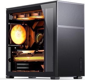 JONSBO D41MESH BLACK ATX Computer Case, Tempered Glass-1 Side,Support MB ATX/M-ATX ,Support GPU RTX 4090(335-400mm),360/280/240AIO,Power ATX/SFX:100mm-220mm,Multiple Tool-free Design, Black