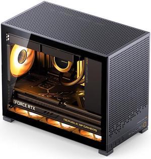 JONSBO D32 PRO Micro-ATX PC Case,High Compatibility Mini Desktop Case,A/B Mode for MB, Support MATX Back-Connect/BTF MB,365mm GPU/240AIO/163mm Air Cooler,ATX/SFX-L/SFX PSU, USB3.2 PC Gaming Case,Black