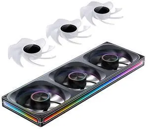 JONSBO ZA-420BR PC Case Fan,420mm Silent PC Fan with 4-Sides Infinity Mirror,Fan1500RPM, Fan Style Exchangeable-AL NP/Infinity Mirror,3Pin ARGB,4Pin PWM Integrated M&F Head,AL NP, Reversed Blade,Black JONSBO ZA-420BR PC Case Fan,420mm Silent PC Fan with 4-Sides Infinity Mirror,Fan1500RPM, Fan Style Exchangeable-AL NP/Infinity Mirror,3Pin ARGB,4Pin PWM Integrated M&F Head,AL NP, Reversed Blade,Black