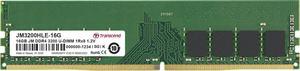 Transcend JetRam 16GB DDR4 3200Mhz (PC4-25600) 1Rx8 2Gx8 288-Pin UDIMM Desktop Memory Module JM3200HLE-16G