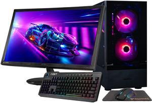 Gigatech Gaming Titan 7 Gaming PC Desktop- Core I5-13400 16-Threads 4.6GHz Boost Processor, NVIDIA RTX 4060 TI GPU Graphics Card, DDR4 3200MHz Memory, 1TB PCIe NVMe SSD, RGB, Built-In WiFi, Windows 11