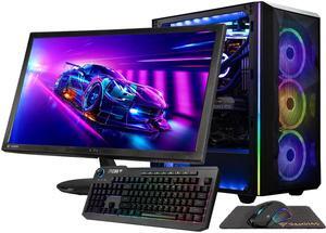 Gigatech Gaming Omega 3 Gaming PC Desktop - Core I5-14600K 14-Cores 5.3GHz Boost Processor, NVIDIA RTX 4070 GPU Graphics Card, DDR4 3200MHz Memory, 1TB PCIe NVMe SSD, RGB, Built-In Wi-Fi, Windows 11