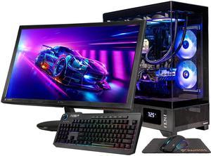 2024 Gigatech Gaming Omega 7 Gaming PC Desktop - Core I7-14700K 28-Threads 5.6GHz Processor, NVIDIA RTX 4080 GPU Graphics Card, DDR4 3200MHz Memory, 1TB PCIe NVMe SSD, RGB, Built-In WiFi, Windows 11