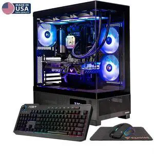 Gigatech Gaming Omega 7 Gaming PC Desktop - Core I7-14700K 28-Threads 5.6GHz Boost Processor, NVIDIA RTX 4080 GPU Graphics Card, DDR4 3200MHz Memory, 1TB PCIe NVMe SSD, RGB, Built-In Wi-Fi, Windows 11