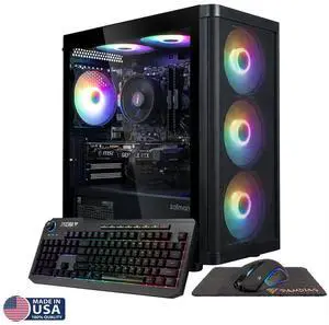 Gigatech Gaming Apollo 5 Gaming PC Desktop - Ryzen 5 5500, ARC A380, 16GB DDR4, 512GB SSD, RGB, Windows 11, Wi-Fi Gigatech Gaming Apollo 5 Gaming PC Desktop - Ryzen 5 5500, ARC A380, 16GB DDR4, 512GB SSD, RGB, Windows 11, Wi-Fi