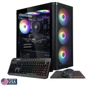 Gigatech Gaming Apollo 7 Gaming PC Desktop - Ryzen 5 5500, RTX 5050, 16GB DDR4, 1TB SSD, RGB, Windows 11, Wi-Fi Gigatech Gaming Apollo 7 Gaming PC Desktop - Ryzen 5 5500, RTX 5050, 16GB DDR4, 1TB SSD, RGB, Windows 11, Wi-Fi